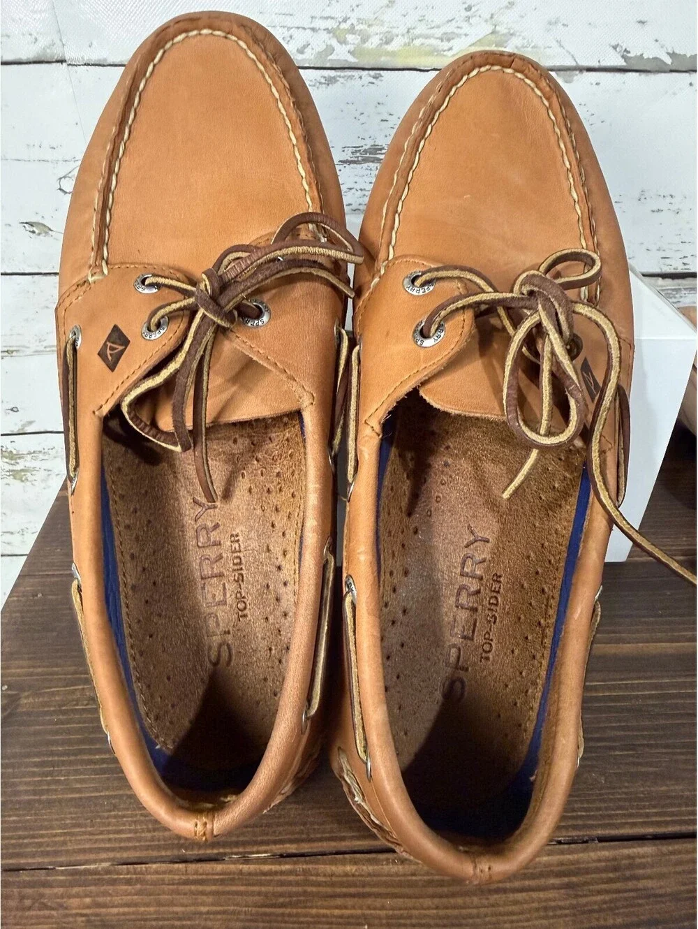 Sperry Top-Sider Authentic Original 2-Eye Boat Shoe - Mens Size 9.5